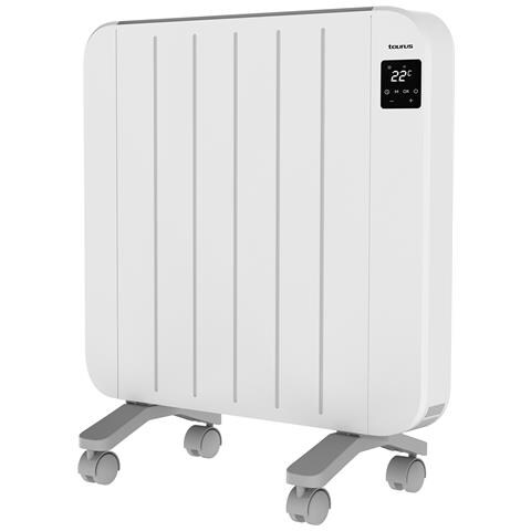 Radiatore elettrico a inerzia fluida 2000W | FARHO Tessla 12 Elementi | Bianco | Programmabile