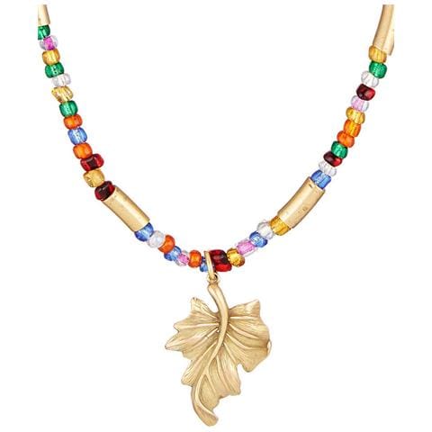 Collana Girocollo In Oro Con Cristalli Multicolori - Foto 2
