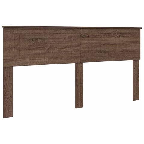 Testiera con testiera Rovere Marrone 180 cm Legno multistrato - Foto 1