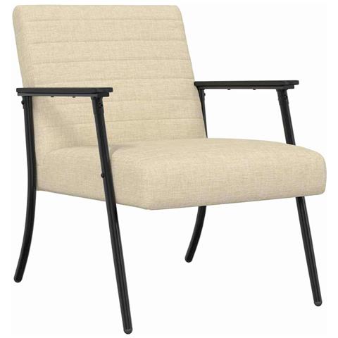 poltrona Crema 59 x 75 x 78 cm Tessuto - Foto 1