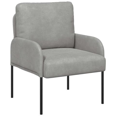 Divani con cuscino 55cm Grigio chiaro Legno compensato - Foto 1