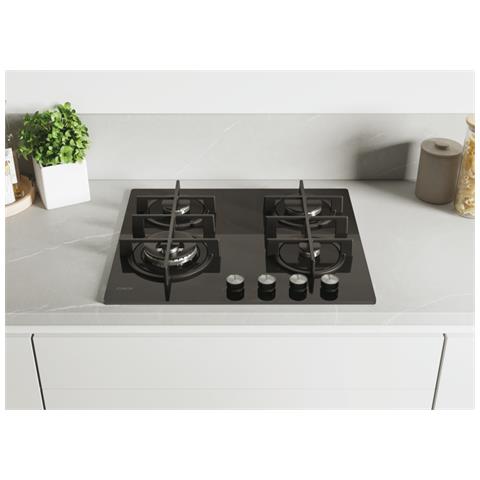 CDIV6GBFE4WB Nero Da incasso 60 cm Gas 4 Fornello (i) - Foto 4