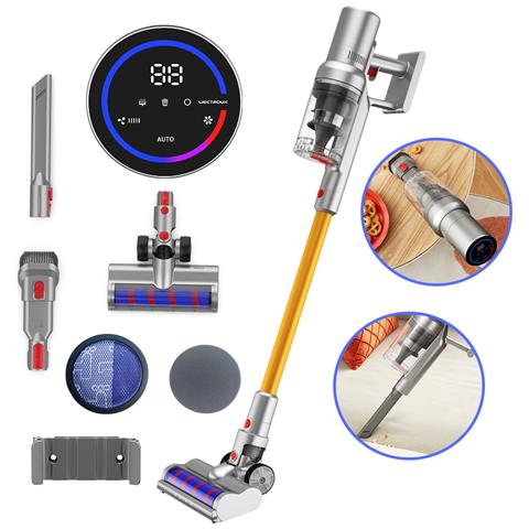 Aspirapolvere Portatile Senza Fili Intelligente I10 - Potenza Di Aspirazione Massima Di 27.000 Pa - Illuminazione Led - Foto 1
