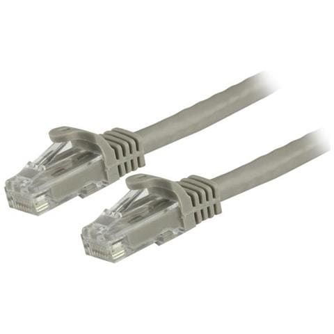 Cavo patch antigroviglio UTP RJ45 Cat6 Gigabit 15 m grigio - Cavo patch 15 m - Foto 1