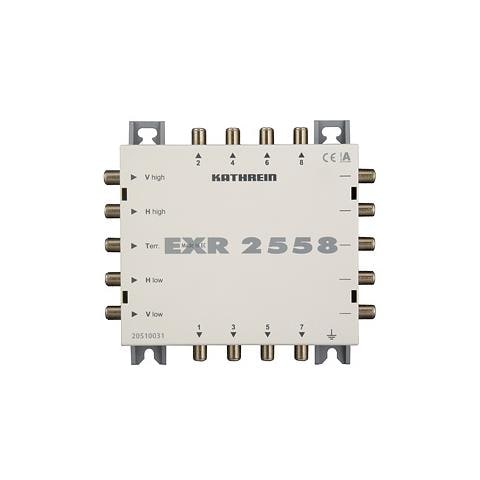 EXR 2558, 20 mA, 450g, -20 - 55 °C, 159 x 148 x 43 mm, 198 - 253V AC, 1 x terr. , 4 x Sat-ZF, 8 x Sub. - Foto 1