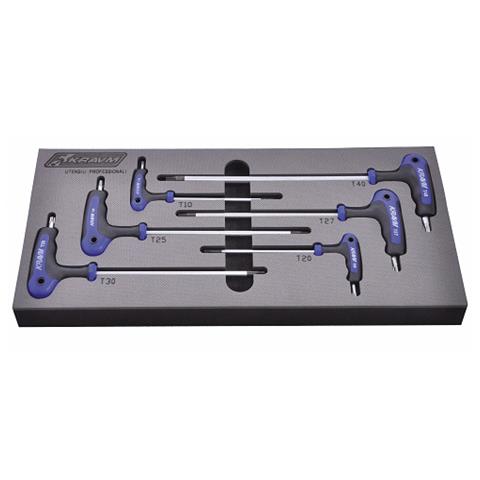 Set 6 chiavi a ''T'' Torx - Foto 1