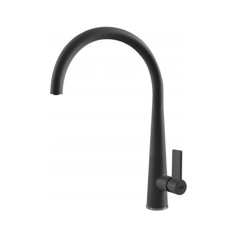 Miscelatore Monocomando con Canna Girevole Athena in Nero  - Foto 1