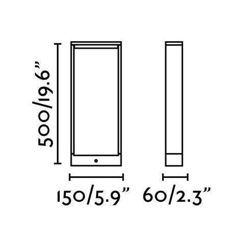 Faro 74451 - Alp Led Lampada Paletti Grigio Scuro H 50cm - Foto 12