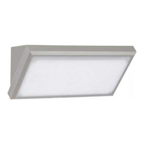 Lampada Led Da Parete 12w 600lm Luce Soffusa 110° Forma Rettangolare Esterno Ip65 Vt-8054 - Sku 8235 Bianco Freddo 6400k - Foto 2