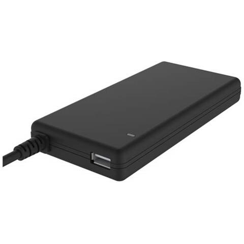 Alimentatore Universale ITEK ITNBAC90 Slim per NB 90W con 12 conn. , porta USB 5V1A, 100/240VAC, 9. 5/24VDC (Gomma soft-touch) - Foto 2