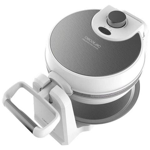 Macchina Da Waffle Fun Gofrestone Sphere 1000w Bianco Argentato V1704681 - Foto 1