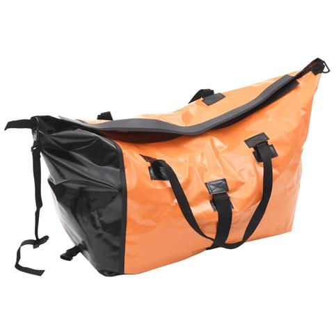 Rimorchio Portabagagli Per Bici Con Borsa Arancione E Nero - Foto 10