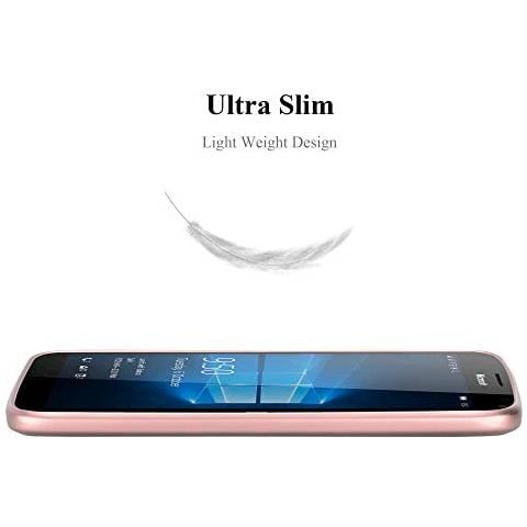Custodia Compatibile Con Nokia Lumia 950 Xl In Oro Rosa Metallico - Coperchio Protettivo In Silicone Tpu Flessibile - Foto 2