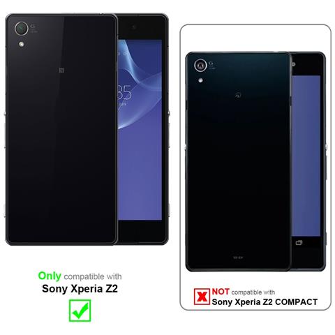 Custodia Compatibile Con Sony Xperia Z2 In Blu Reale - Coperchio Protettivo In Design Flip Realizzato In Similpelle Testurizzata - Foto 6
