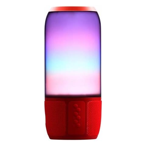 V-tac Smart Home Vt-7456 Lampada Da Tavolo Led 6w Multifunzione Rgb Con Speaker Bluetooth Corpo Rosso - Sku 8571 - Foto 2