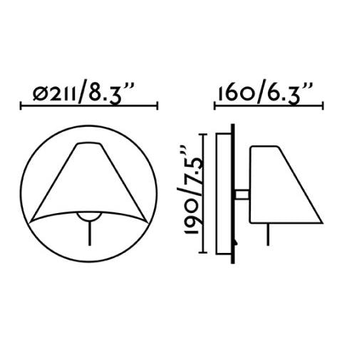 Lampada Da Parete Bianca 62355 Noon - Foto 2