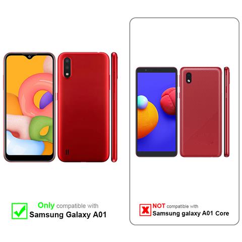 Custodia Compatibile Con Samsung Galaxy A01 In Liquid Nero - Coperchio Protettivo In Silicone Tpu Flessibile - Foto 11