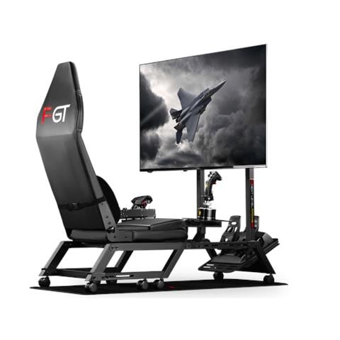 Cockpit del simulatore F-GT Formula e GT di livello successivo - Nero opaco - Foto 3