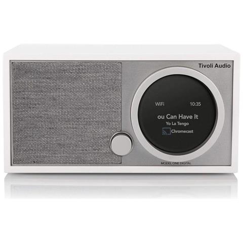 Radio Smart One Digital Generazione 2 DAB+ /FM Wi-Fi Bluetooth AirPlay 2 e Chromecast Integrati Spotify Connect Colore Grigio / Argento / Bianco - Foto 2