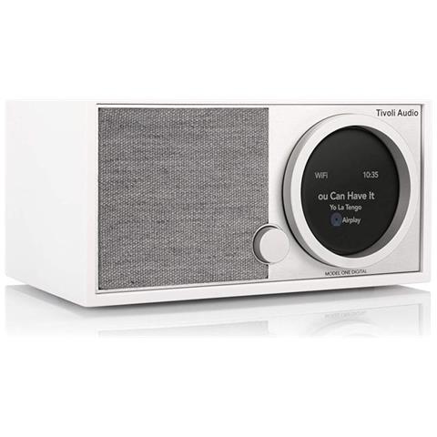 Radio Smart One Digital Generazione 2 DAB+ /FM Wi-Fi Bluetooth AirPlay 2 e Chromecast Integrati Spotify Connect Colore Grigio / Argento / Bianco - Foto 3