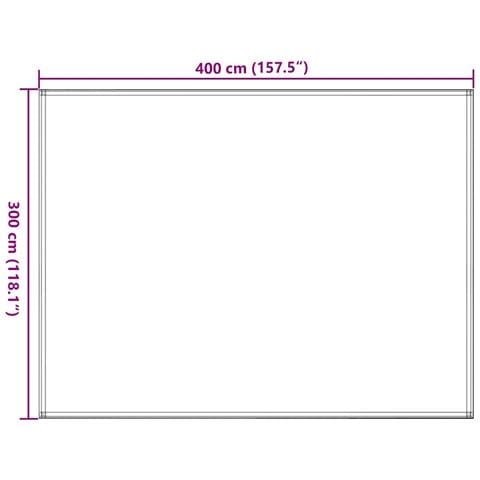Tappeto Da Tenda 300x400 Cm Antracite E Bianco - Foto 7