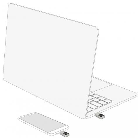 Mini Chiavetta USB 5 Gbps USB-C da 32 GB - Alloggiamento in metallo - Foto 2