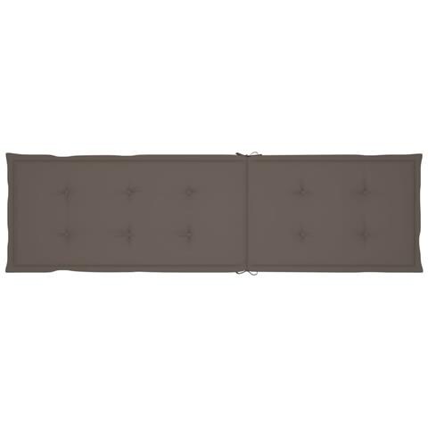 Sdraio da Esterni con Poggiapiedi e Cuscino Massello d'Acacia - Foto 2