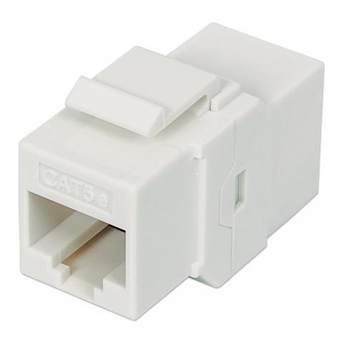 504935, RJ-45, RJ-45, Femmina / femmina, Bianco, Oro, Plastica - Foto 1
