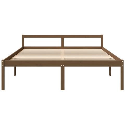 Giroletto Marrone Miele In Legno Massello Di Pino 200x200 Cm - Foto 9