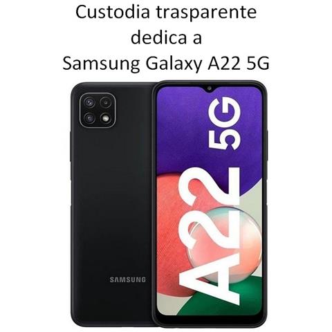 Ultra Slim Custodia Tpu Silicone 0,3mm Cover Case Per Samsung Galaxy A22 5g A226 Trasparente - Foto 2