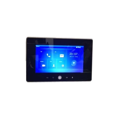 Monitor Ip Per Citofono Con Wifi, 7 Pollici, 1024x600, Porta Per Scheda Micro Sd, Poe (802.3af) Nero, Sip - Foto 3