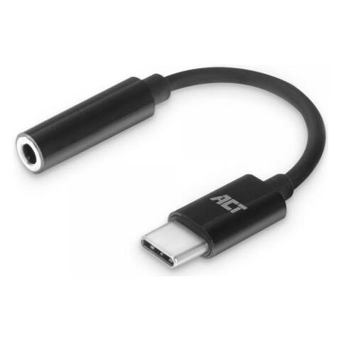 Ac7380 Cavo Audio 0,11 M 3.5mm Usb Tipo-c Nero - Foto 1