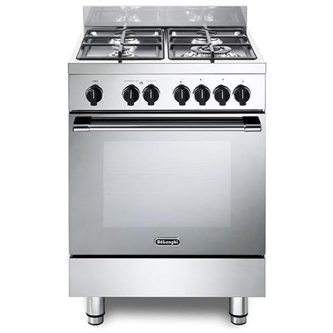 Cucina Elettrica GEMMA66ML 4 Zone Cottura Gas Forno Elettrico Multifunzione Ventilato Classe A Dimensioni 60 x 60 cm Colore Inox Gemma - Foto 1