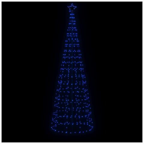 Illuminazione Albero Di Natale Con Picchetti 570led Blu 300cm - Foto 2
