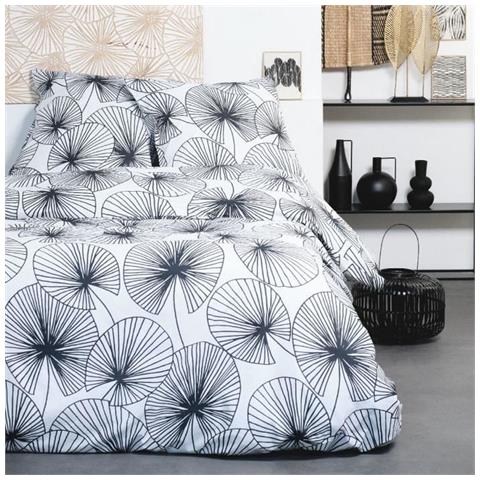 Completo Letto - 260 X 240 Cm - Cotone Con Stampa Floreale - Foto 1