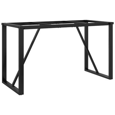 Telaio Gambe A O Per Tavolo Da Pranzo 120x60x73 Cm In Ghisa - Foto 2