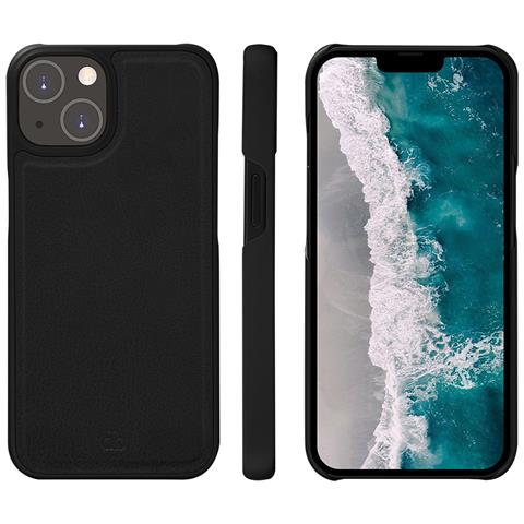 Custodia Per Iphone 14 2 In 1 Modello Stockholm Pelle Con Portacarte, Nero - Foto 4