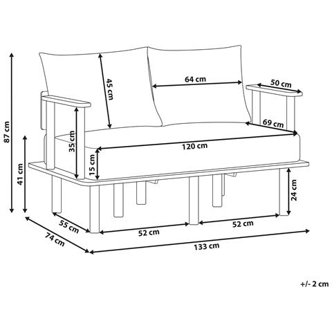 Divano 2 Posti Asker Bouclé Verde Scuro - Foto 8