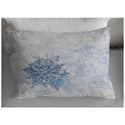 Copripiumino Matrimoniale Stampa Digitale Made Italy 100% Cotone Fiocco Neve - Foto 2