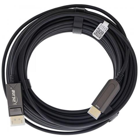 Cavo Convertitore Da Displayport A Hdmi Aoc, 4k / 60hz, Nero, 10m - Foto 2