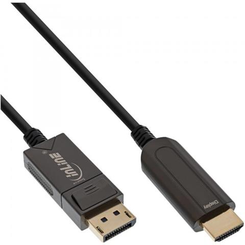 Cavo Convertitore Da Displayport A Hdmi Aoc, 4k / 60hz, Nero, 10m - Foto 1