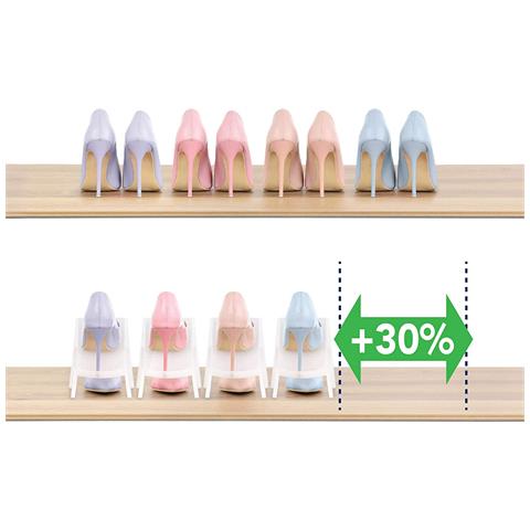 5 Supporti Salvaspazio Per Scarpe 14x24.5x14 Cm - Foto 3