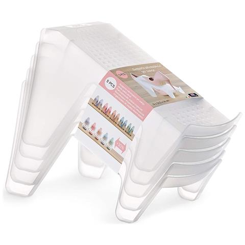 5 Supporti Salvaspazio Per Scarpe 14x24.5x14 Cm - Foto 1