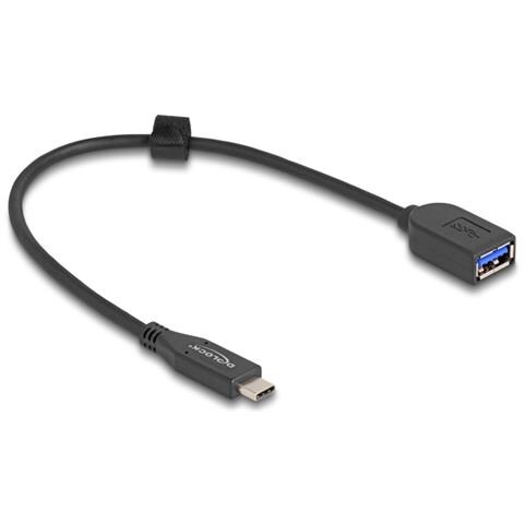 Cavo coassiale USB 10 Gbps da USB Type-C maschio a Tipo-A femmina da 25 cm - Foto 2