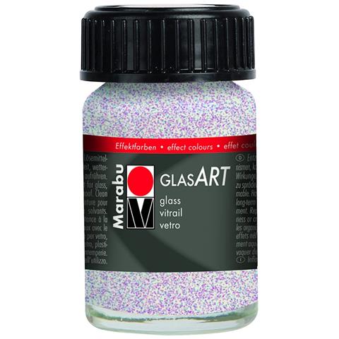 Marabu - ""glas Art"" Base Solvente Per Vetri - 15ml - Colore Glitter Iridescente 587 - Foto 1