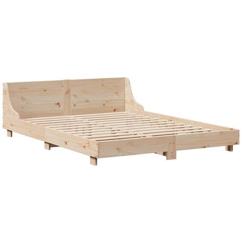 Letto Senza Materasso 120x190 Cm In Legno Massello Di Pino - Foto 3