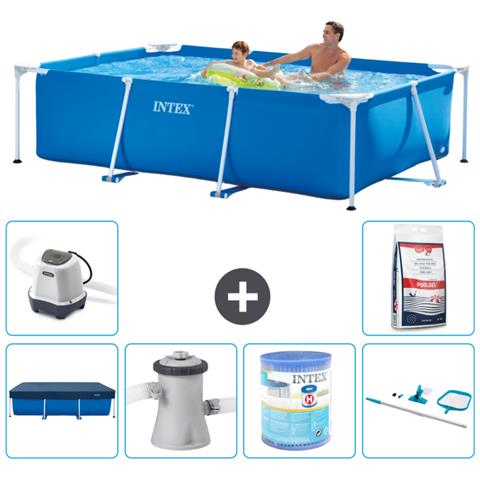 Piscina Fuori Terra - Rettangolo - 260x160x65 Cm - Blu - Include Accessori Coordinati A91 - Foto 1