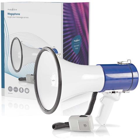 Megafono Professionale 25w 120db Con Microfono Staccabile 1500m - Foto 1