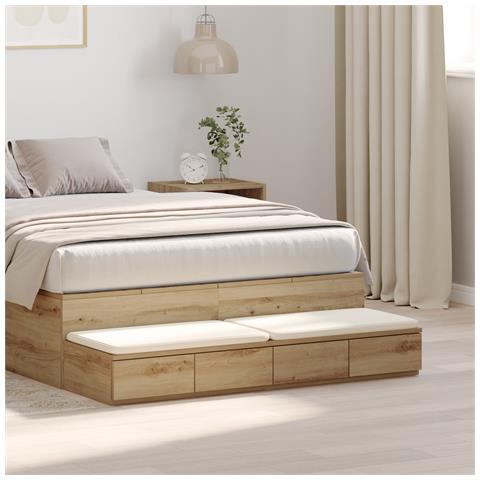 Cassetti  Artisan Oak 120x36,5x16,5 cm in Legno ingegnerizzato - Foto 2