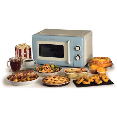 Forno a Microonde Linea Vintage 3960 Capacità 20 L Potenza 800 W Colore Azzurro - Foto 2